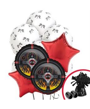 Racecar Racing Party Balloon Bouquet