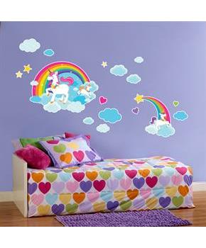 Fairytale Unicorn Party Giant Wall Decal