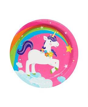 Fairytale Unicorn Party Dessert Plates 