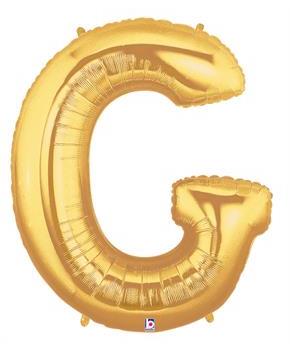 Jumbo Gold Foil Letter-G