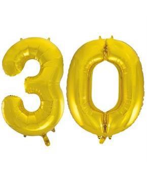 Jumbo Gold Foil Balloons-30