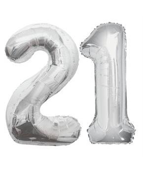 Jumbo Silver Foil Balloons-21 