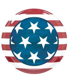 Patriotic Round Platter
