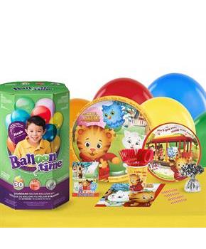 Daniel Tigers Neighborhood 16 Guest Party Pack and Helium Kit