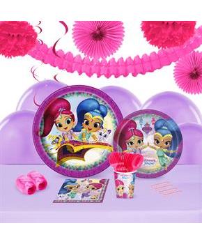 Shimmer and Shine 16 Guest Tableware & Deco Kit
