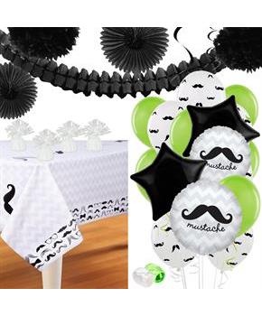 Mustache Man Deco Kit