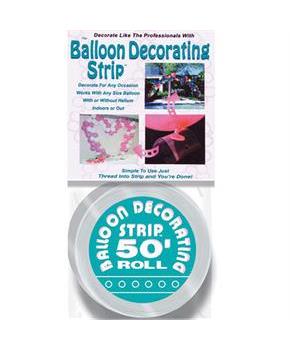 50' Balloon Deco Strip-Clear