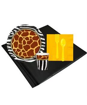 Safari Animal Adverture 8 Guest Party Pack