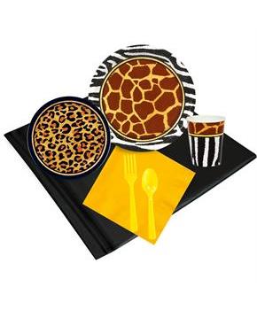 Safari Animal Adverture 24 Guest Party Pack