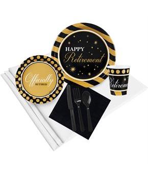 Officially Retired 24 Guest Party Pack