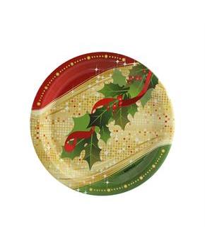 Sparkling Christmas Dessert Plate 