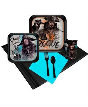 Pirates of the Caribbean 16 Guest Party Pack Plus Molded Cups