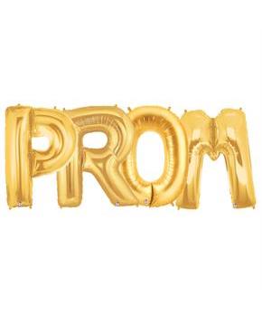 Jumbo Gold Foil Balloons-PROM