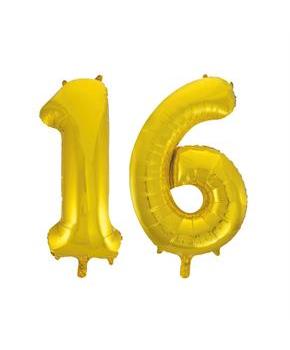 Jumbo Gold Foil Balloons-16