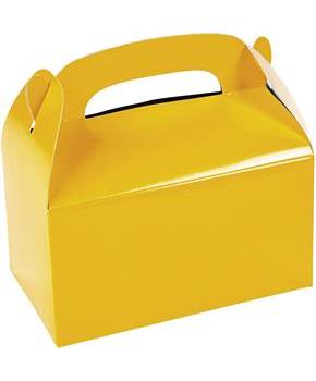 Yellow Treat Favor Boxes 