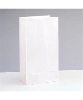 White Paper Favor Bags 