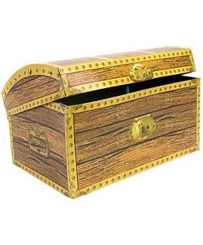 Treasure Chest 3-d Centerpiece