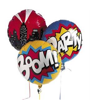 Superhero 18" Balloon Set 