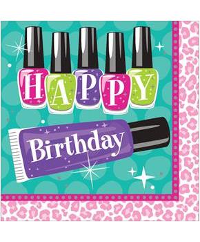 Spa Party Lunch Napkins (16)