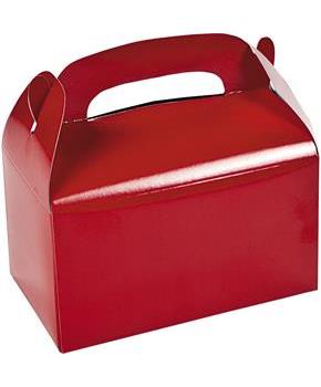 Red Treat Favor Boxes 