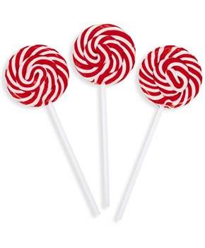 Red Swirl 2 Lollipops (24)