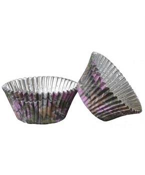Pink Camo Foil Cupcake Cups (36)