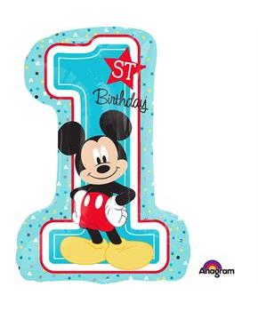 Mickey 1st Birthday 28" Shape Balloon