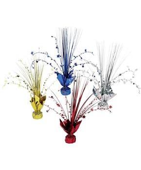 Metallic Foil Spray 12 Centerpiece