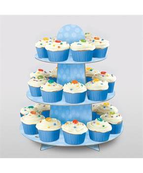 Light Blue Cupcake Stand (1)