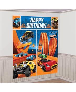 Hot Wheels Wild Racer Scene Setter Wall