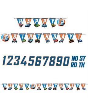 Hot Wheels Wild Racer Add-An-Age Banner (Each)