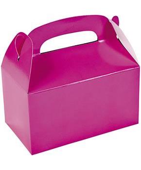 Hot Pink Treat Favor Boxes (12)
