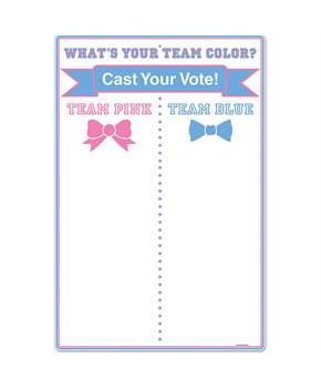 Gender Reveal Team Voting Tally Board (1)
