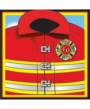 Firefighter Beverage Napkins (16)