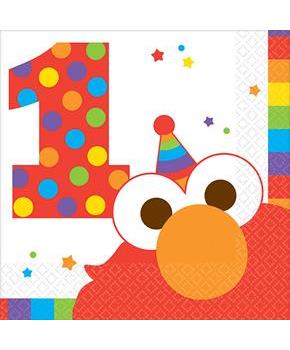 Elmo Turns One Beverage Napkins (16)