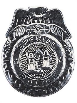 Badge Police Silver