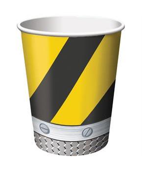 Construction Zone 9oz Cups (8)