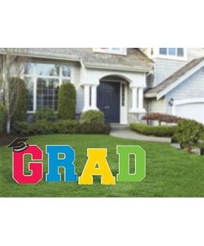 Colorful Grad Corrugated Plastic Yard Stake