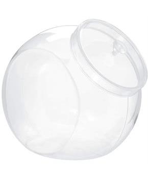 Candy Jar Plastic Container With Lid (1)