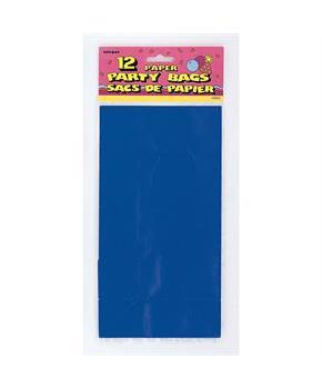 Blue Paper Favor Bags (12)