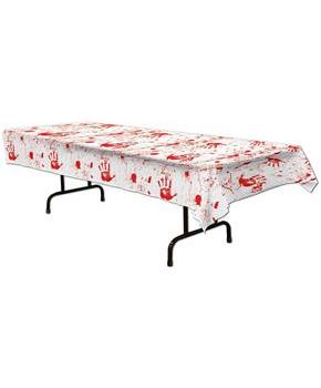 Bloody Handprints Table Cover (1)