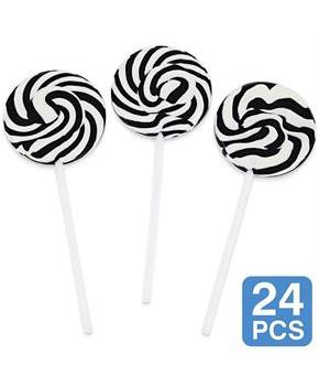 Black Swirl 2 Lollipops (24)