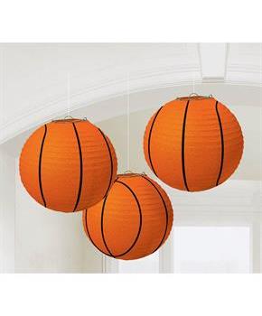 Basketball 9 1/2 Paper Lantern Decoration