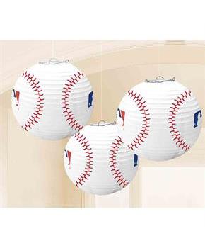 Baseball Lanterns (3 Count)