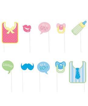 Baby Shower Photo Props Set (10)