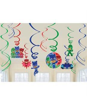 PJ Mask SWIRL DECORATIONS