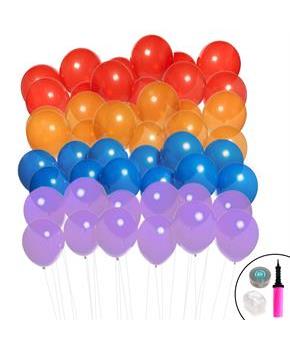 Ombre Balloon Kit (Blue, Purple, Red & Orange)