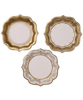 Plate Medium In 3 Designs 