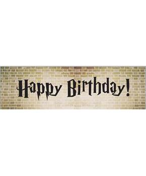 Wizard Express Happy Birthday Banner