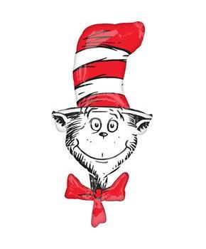 Cat in the Hat Jumbo Foil Balloon
